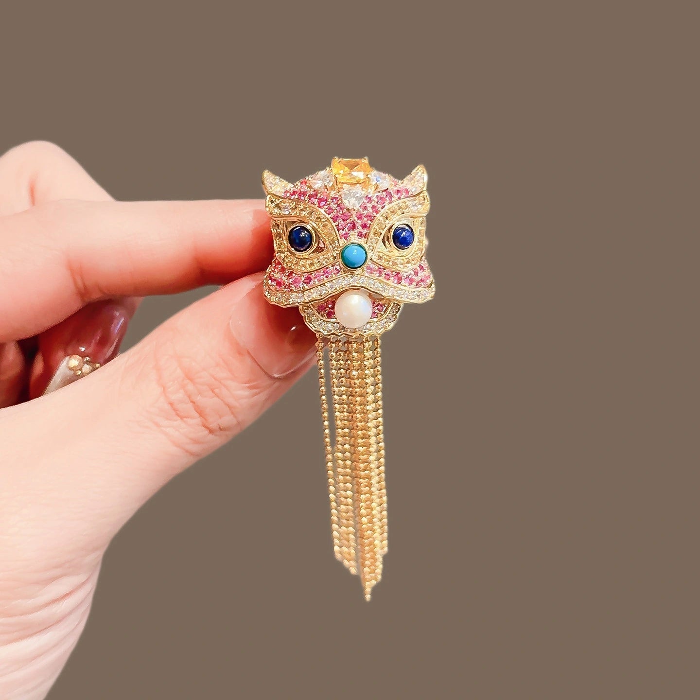 Lion Dance brooch - Lion Dance variant image