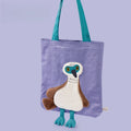 Large Capacity Blue-footed Booby Canvas Tote Bag