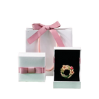 Monet Inspired Wreath Brooch with Natural Pearls & Agate, Vintage Floral Pin for Women