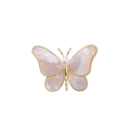 Exquisite 'Cocoon to Butterfly' Brooch with Natural Sea Shell, Luxury Butterfly Pin