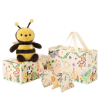 Cute Fuzzy Honey Bee Plush Toy