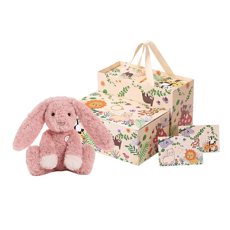 Soft Long Ears Bunny Stuffed Animal Fluffy Plush Toy