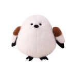Fluffy White Tit Plush Toy