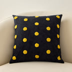 Cute Cartoon Cat Embroidered Throw Pillow