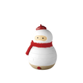 Snowman Rotating Perpetual Calendar, Cute Christmas Desk Decor