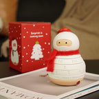 Snowman Rotating Perpetual Calendar, Cute Christmas Desk Decor