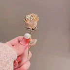 Statement Rose Brooch - Floral Gift product video