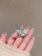 Bluebird Statement Brooch video showing the bluebird accessory