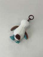 Blue-footed Booby Mini Plush Keychain, OEKO-TEX Certified Bag Charm