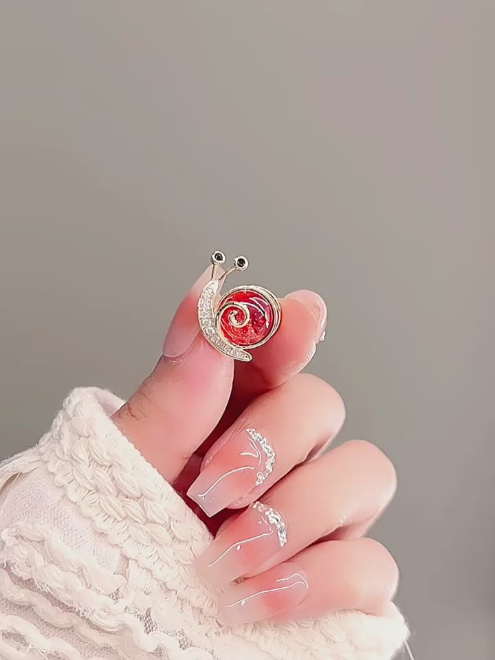 Polished Snail Brooch Pin - Nature Gift product video
