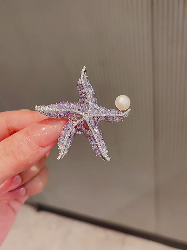 Starfish brooch - product video 1