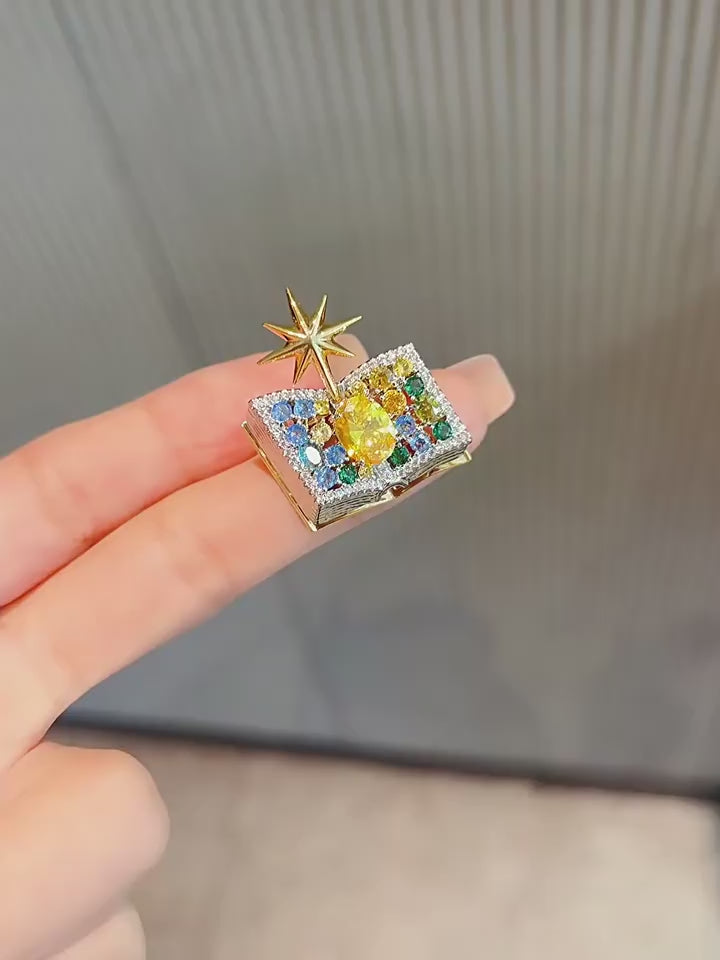 Magic Book brooch - product video 1