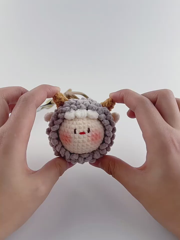 Lamb bag charm product demo video
